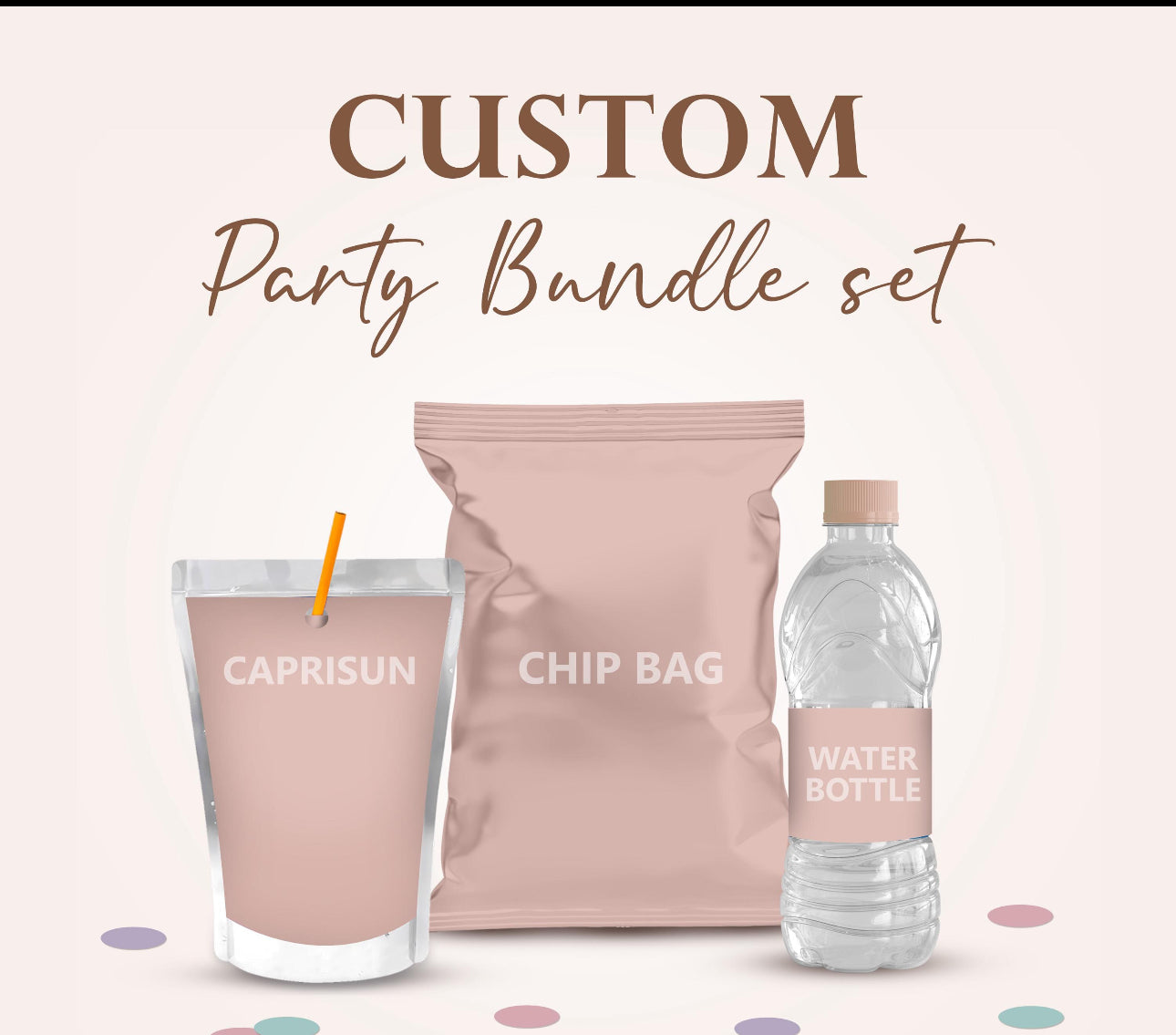 Custom Candyland Birthday Goodie Bags