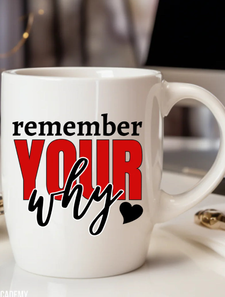 Remember Your Why" Mug