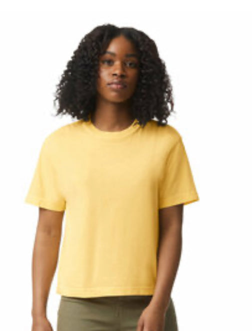 Comfort colors crop topped