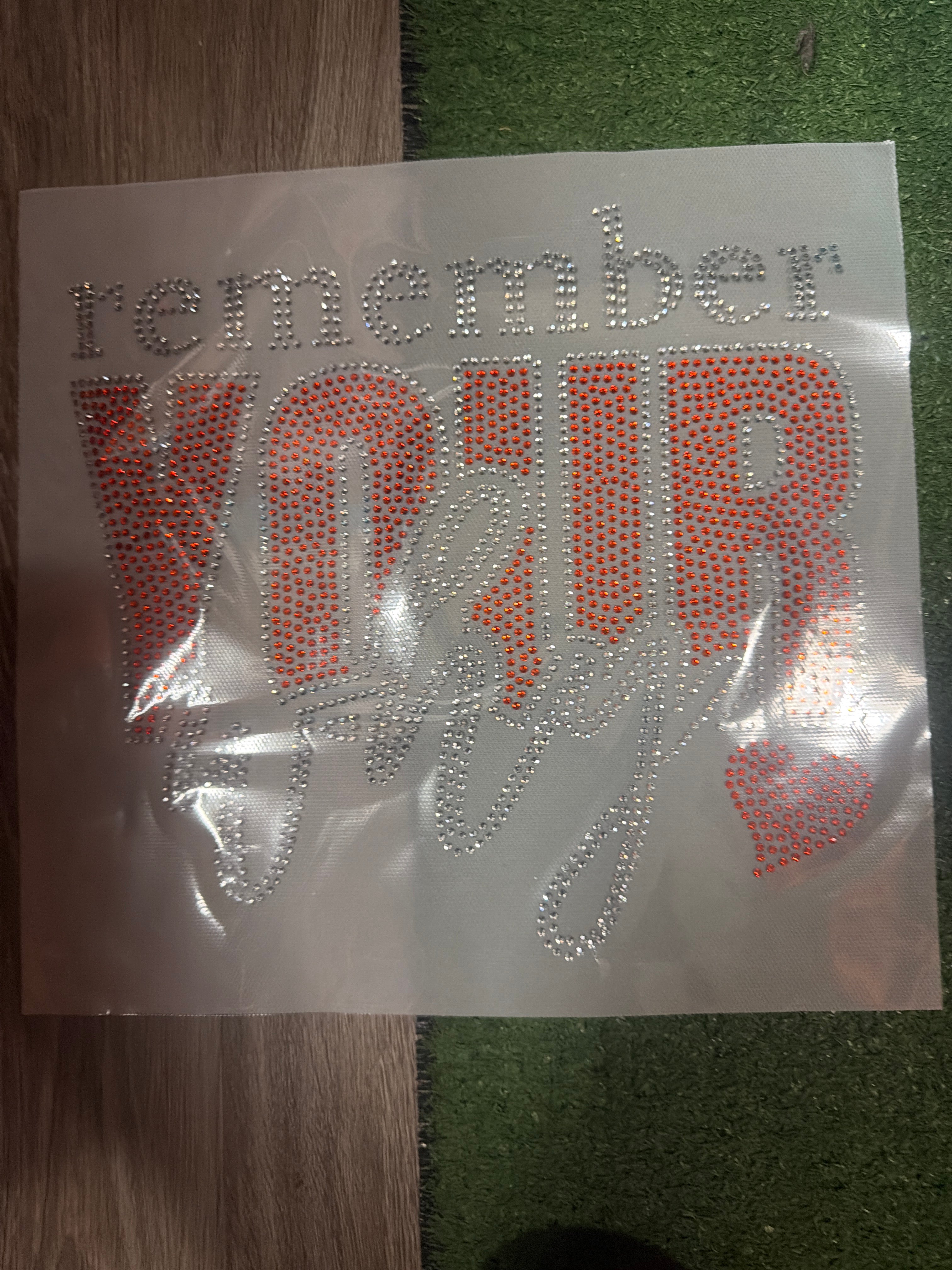 Remember your why -brown T-shirt with orange leggings