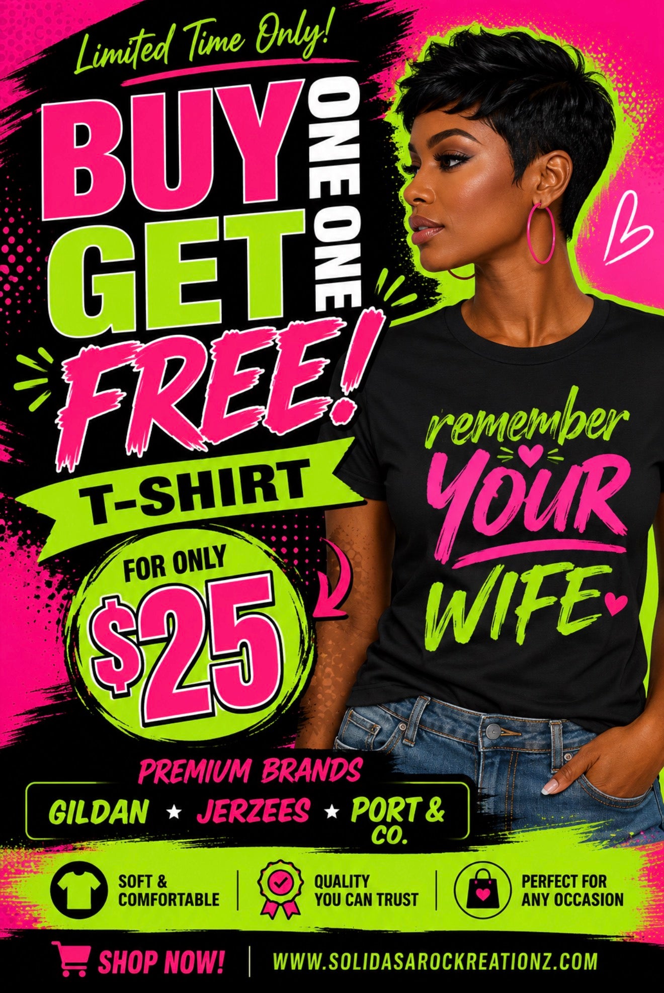 Buy one t shirt get one free