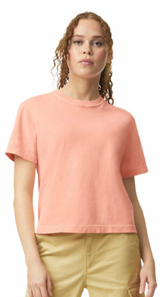 Comfort colors crop topped