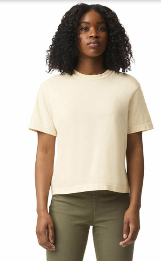Comfort colors crop topped