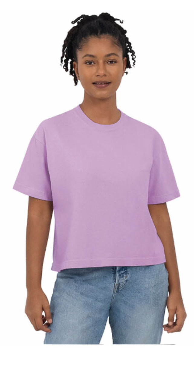 Comfort colors crop topped