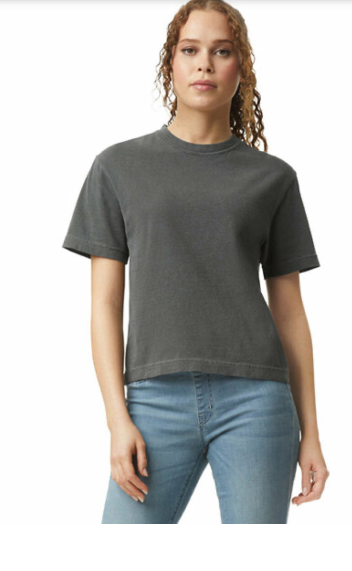 Comfort colors crop topped